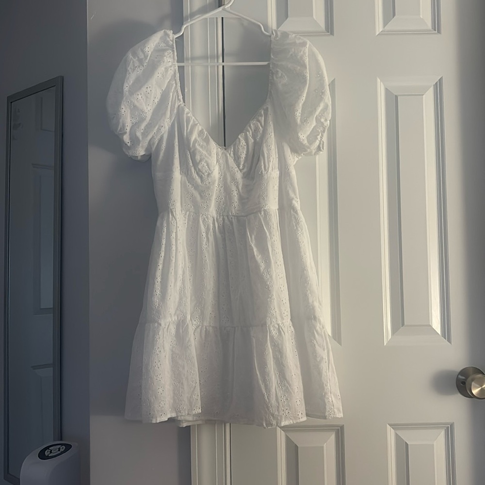 alterd state eyelet white dress